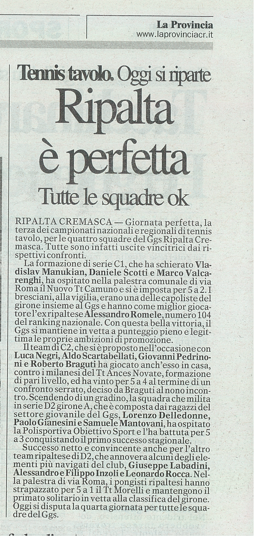 Clic e leggi l'articolo
