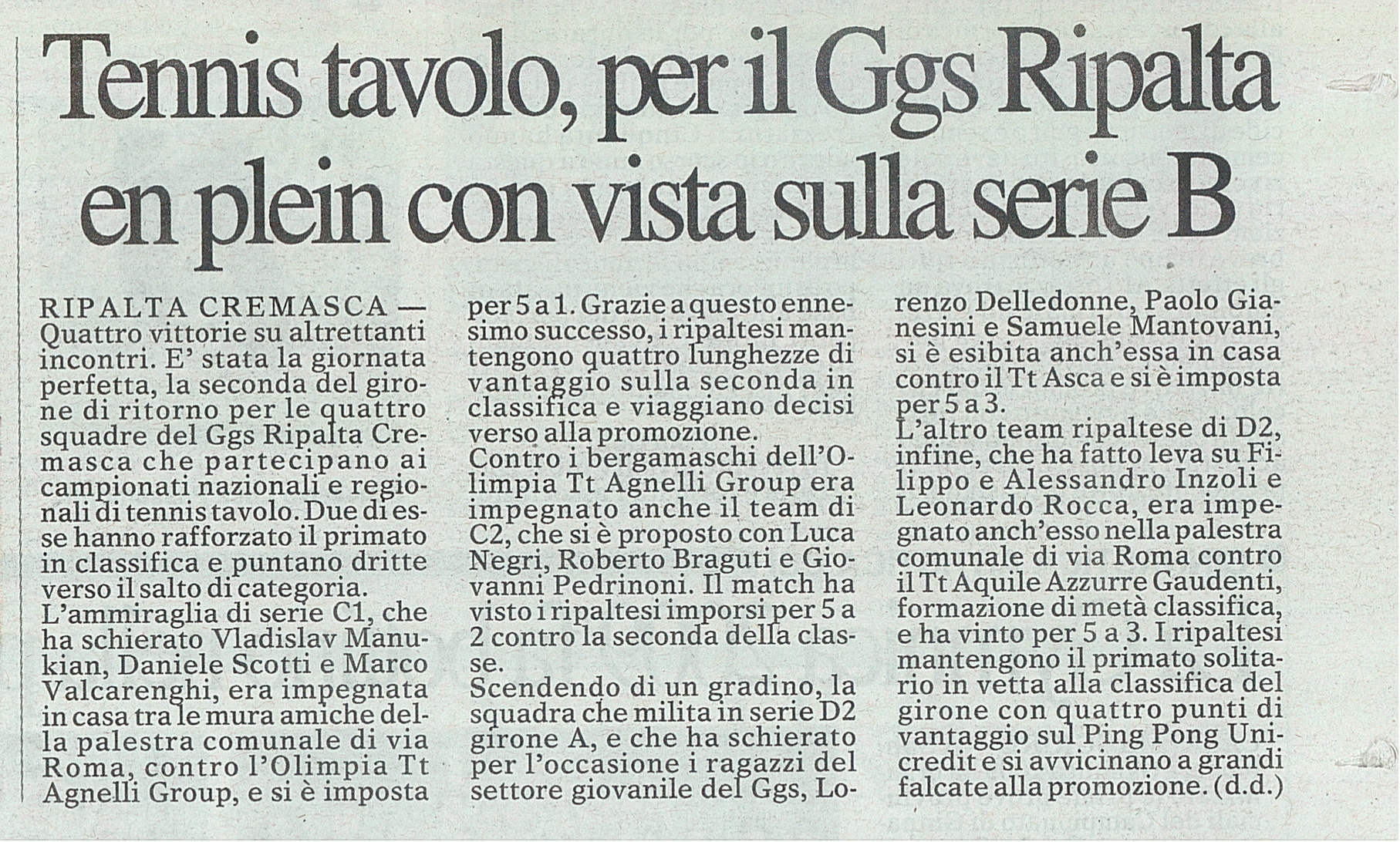 Clic e leggi l'articolo