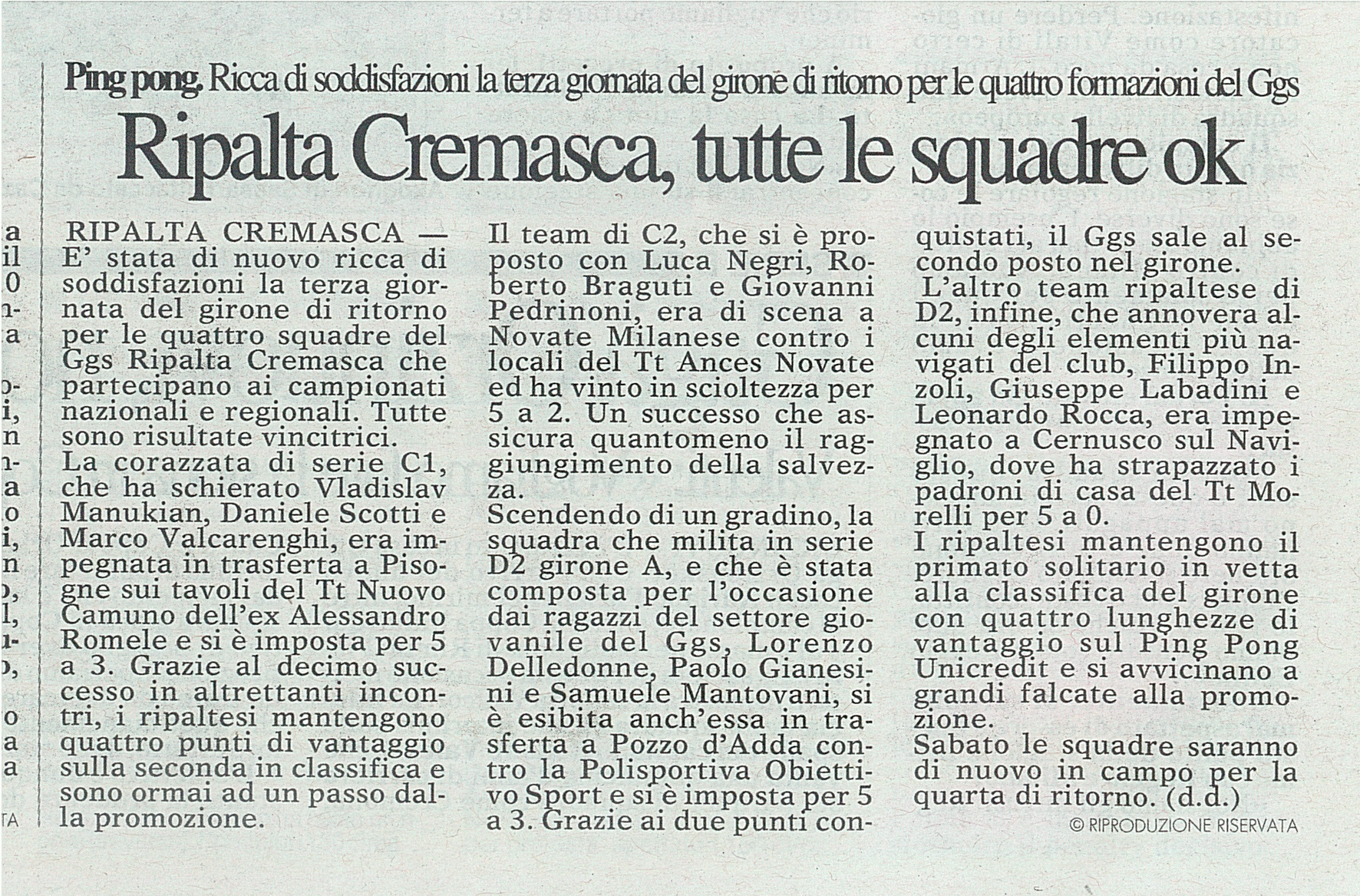 Clic e leggi l'articolo