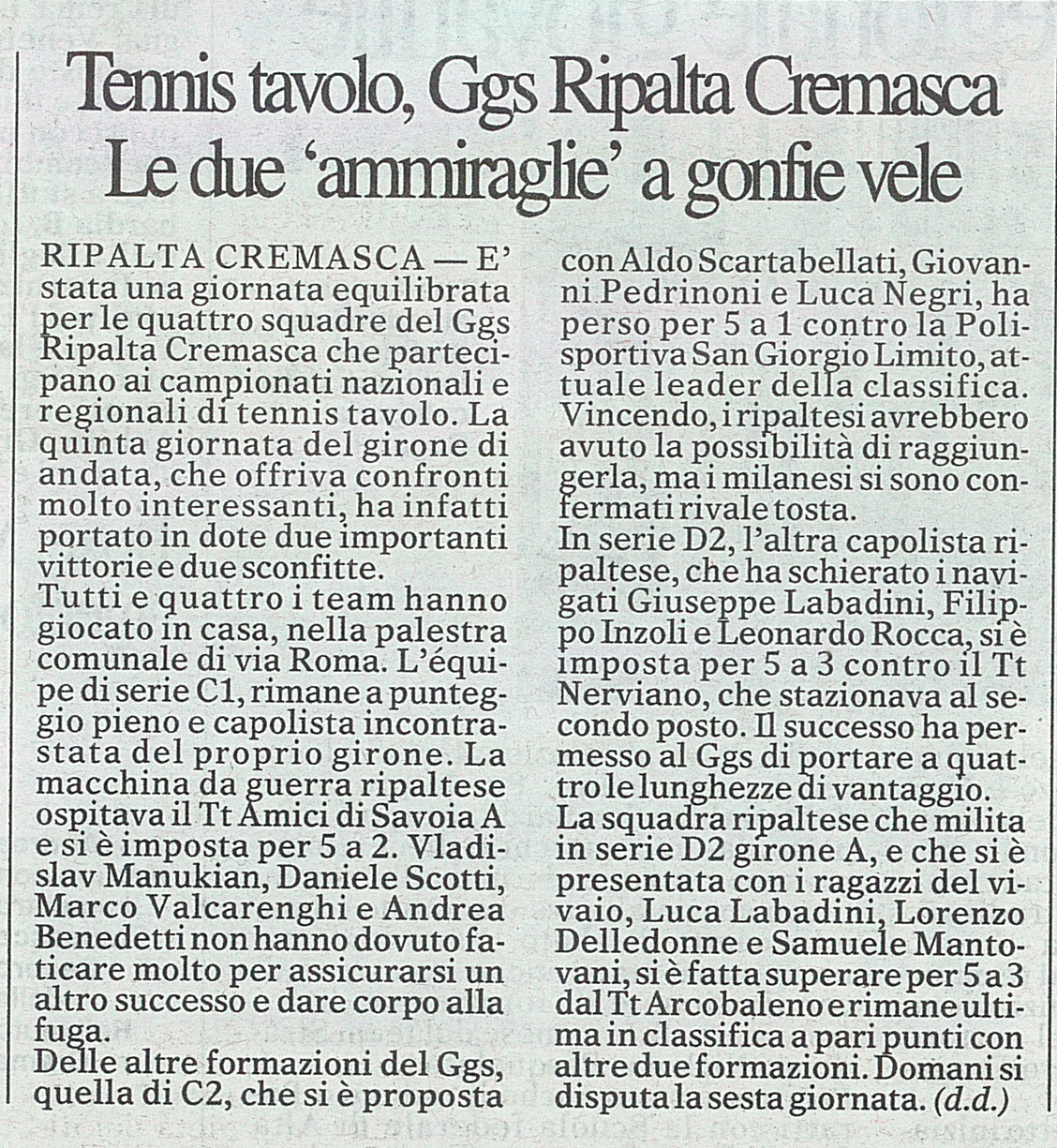Clic e leggi l'articolo