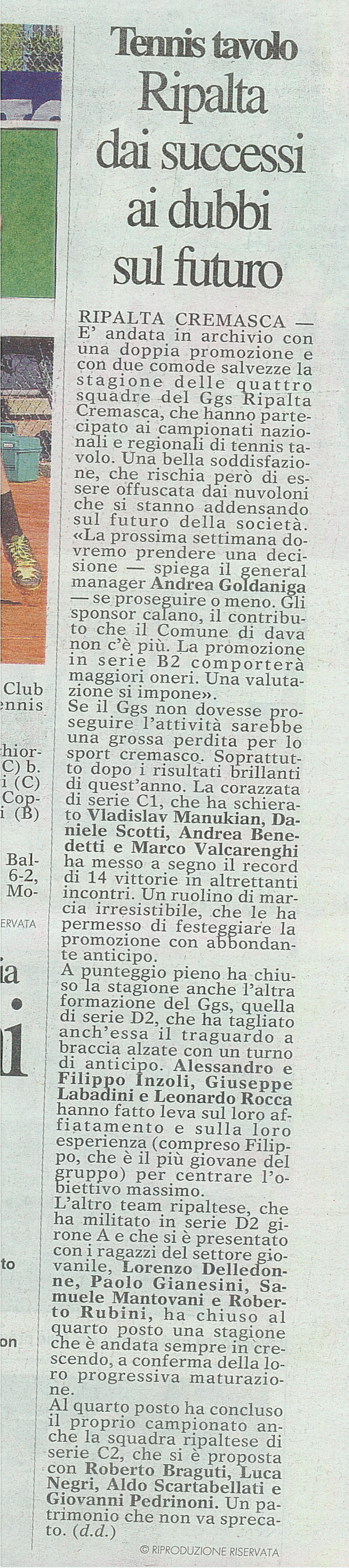 Clic e leggi l'articolo