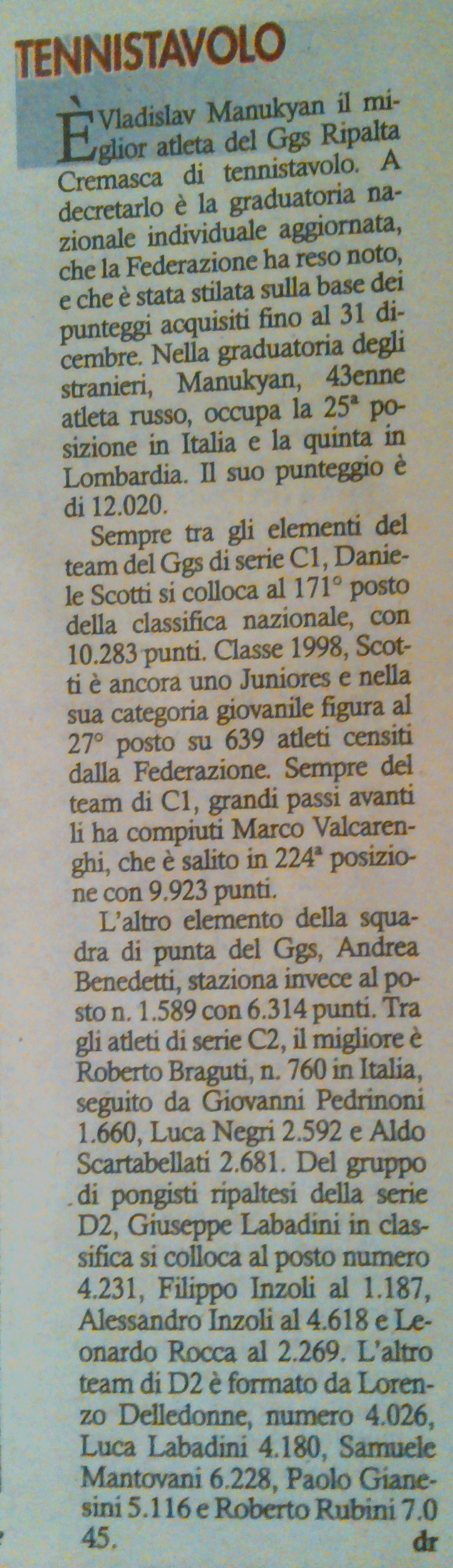 Clic e leggi l'articolo