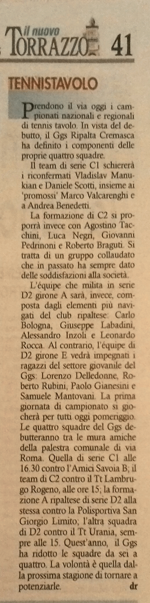 Clic e leggi l'articolo