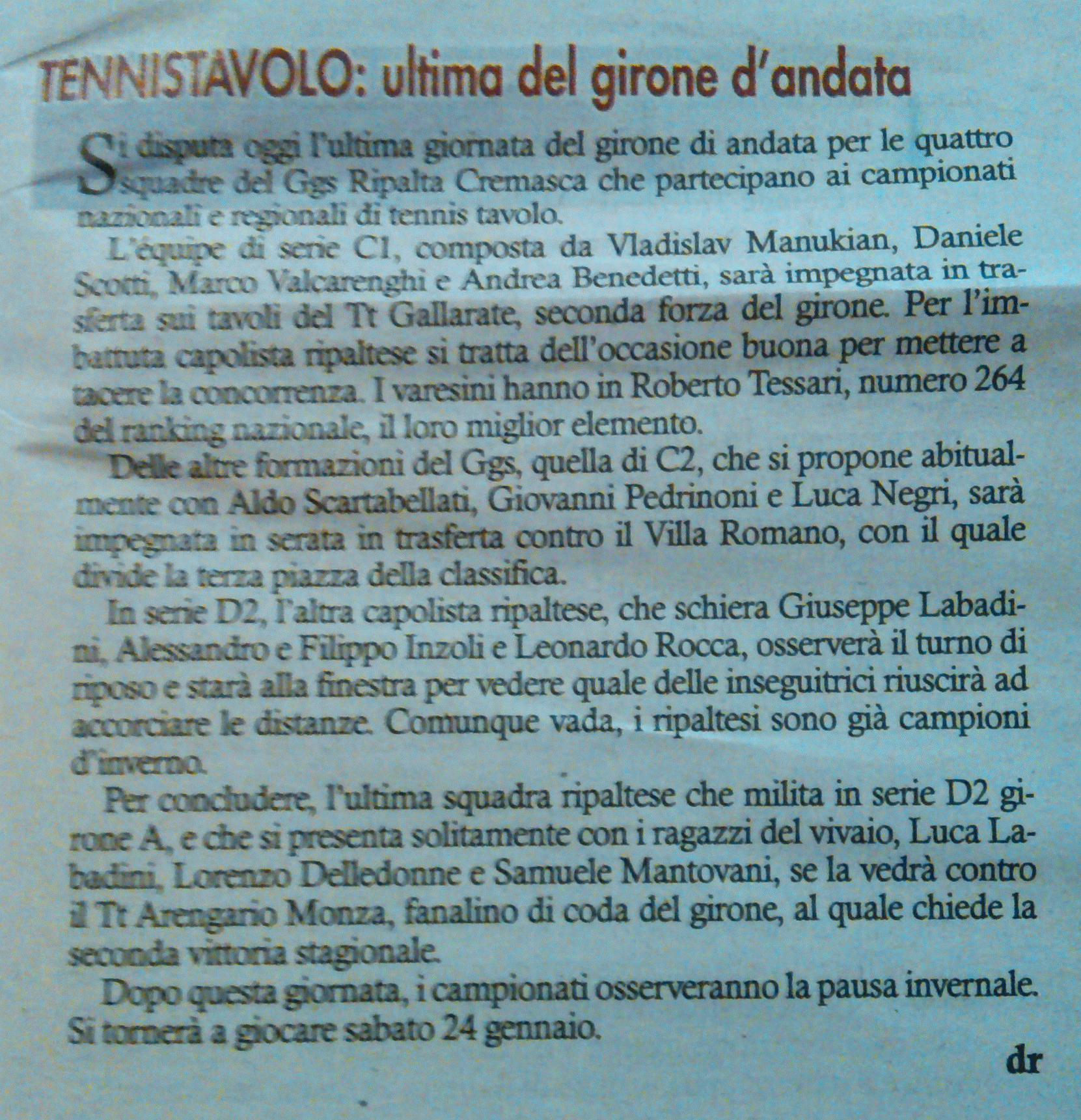 Clic e leggi l'articolo