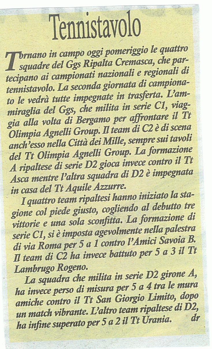Clic e leggi l'articolo
